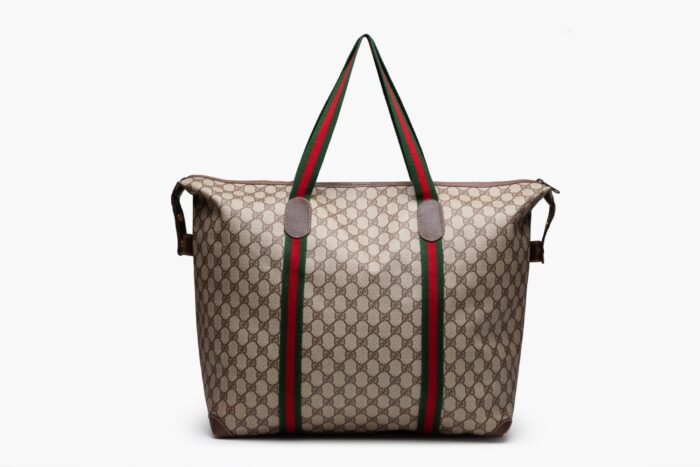 Gucci Vintage GG Monogram Front Pocket Large Shopping Bag - Accessory Collection - Image 3