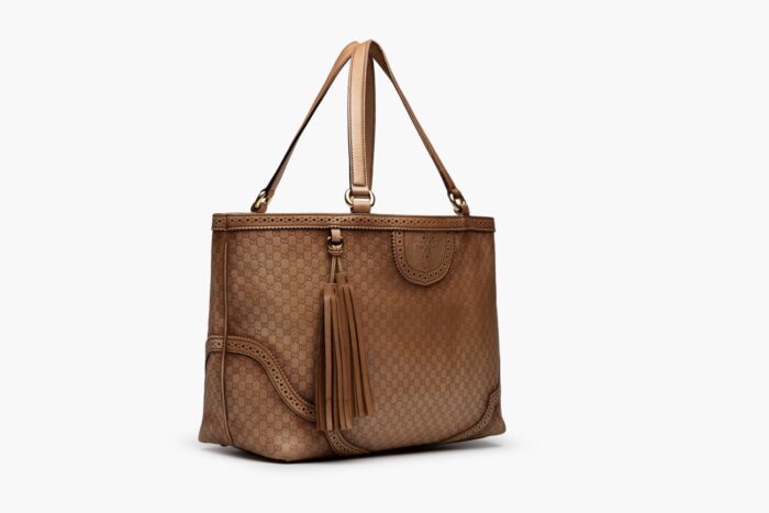 Gucci Tassel Craft Tote - Image 2
