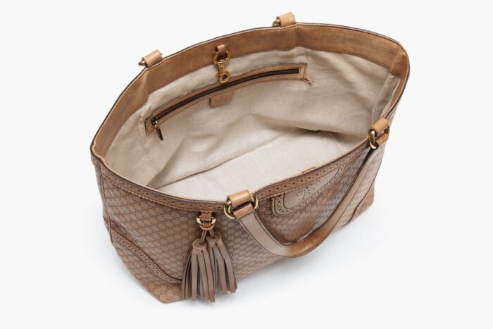 Gucci Tassel Craft Tote - Image 5