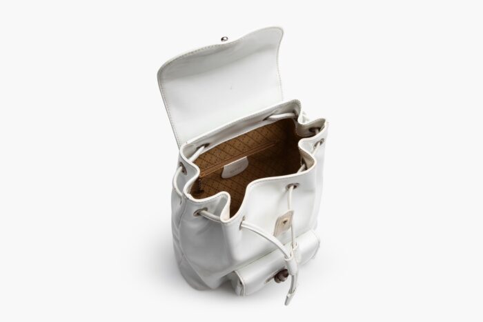 Gucci Bamboo Backpack Mini White - Image 4