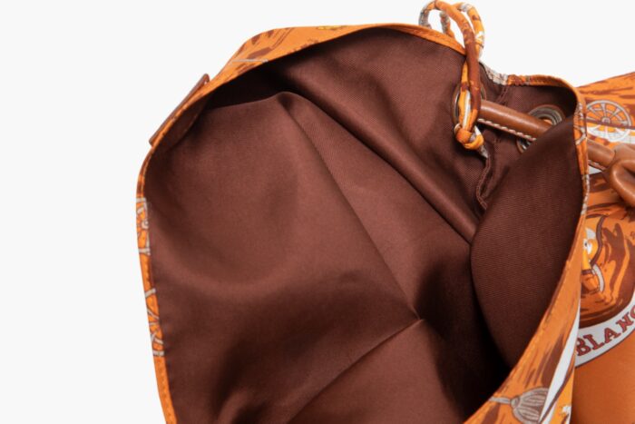 Hermes Silk City Tan Orange - Image 4