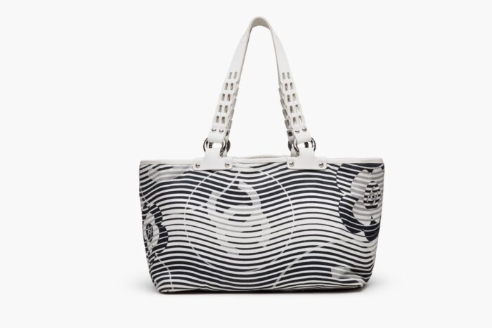 Chanel Camellia CC Imprint Tote
