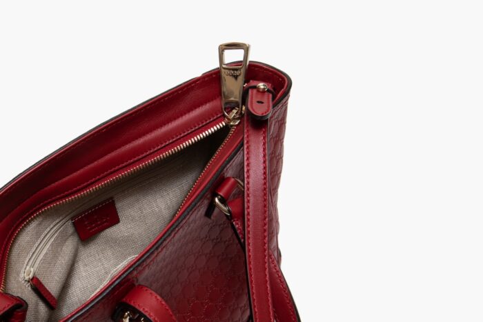 Gucci Guccissima Mini Tote Red - Image 4