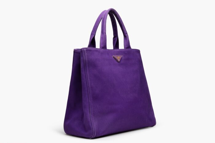 Prada Large Tote Bag Purple - Image 2