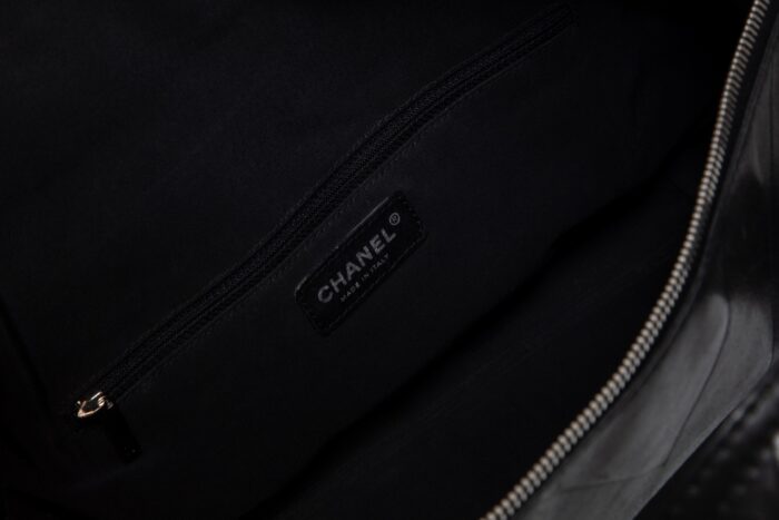 Chanel CC Chevron Leather Mini Tote - Image 4