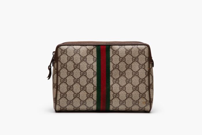 Gucci Vintage GG Monogram Toiletry Pouch/Accessory Collection