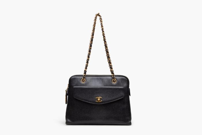 Chanel Turnlock Front Pocket Chain Zip