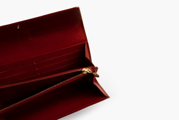 Louis Vuitton Monogram Vernis Leather Sarah 10 Wallet Red - Image 3
