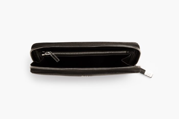 Dior Black Grained Calfskin Zipped Long Wallet - Image 3